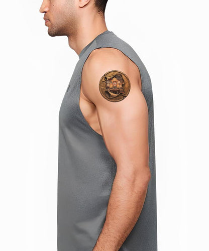 Surrealistisk Brev-kontor Tattoo-Illustration