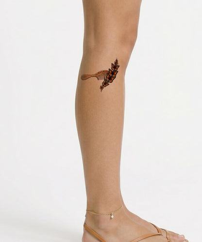 Monarch Comb Tattoo Design