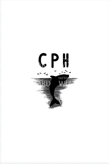 Copenhagen Mermaid CPH Tattoo Design
