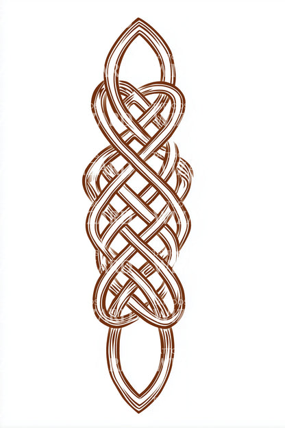 Copper Celtic Knot Tattoo Design