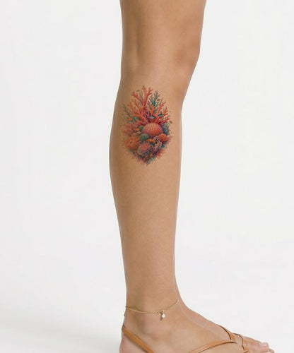 Coral Reef Cluster Tattoo Design