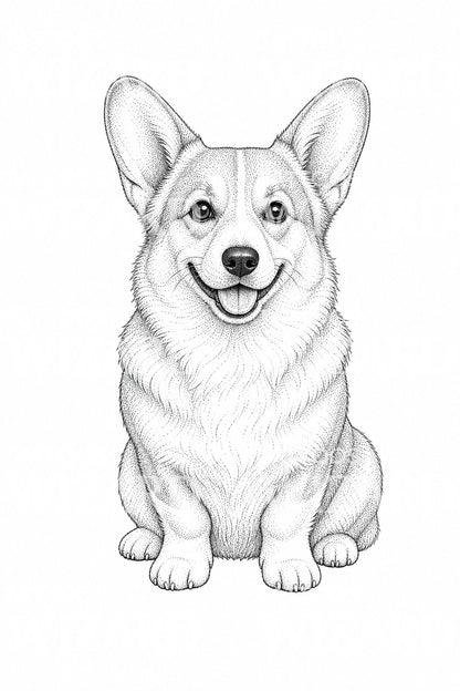 Nápad na tetování s corgim