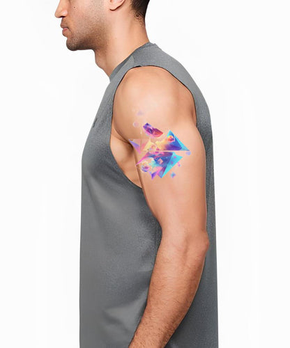 Mystische Geometrie Formen Tattoo Design