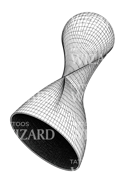 Cross-Cap-Modell am Kniffpunkt, Tattoo-Design
