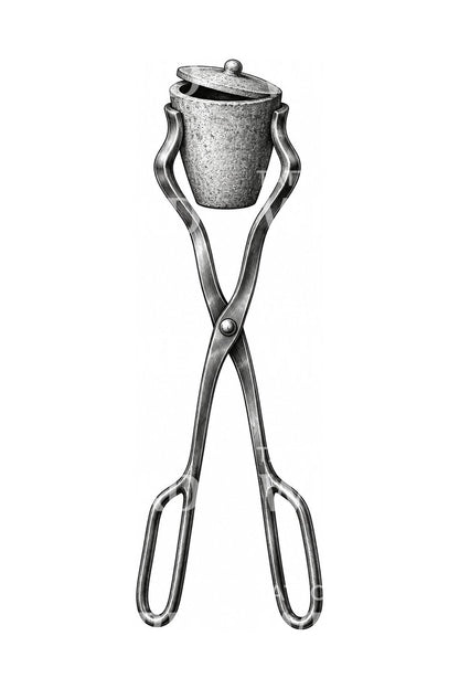 Crucible Tongs and Pot Tattoo Idea
