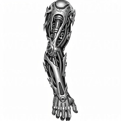 Cyborg Arm Tattoo-Ontwerp