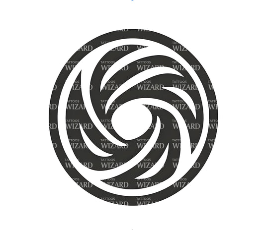 Ideia de Tatuagem com Símbolo do Ciclo da Vida