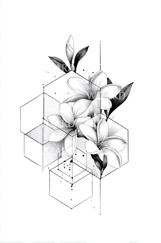 Dark Core Mandala Tattoo Illustration