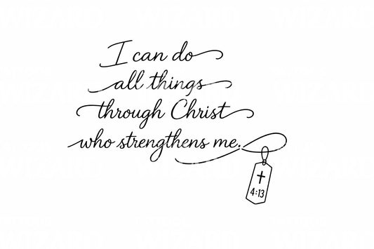 Delicate Cross Tag Tattoo Design