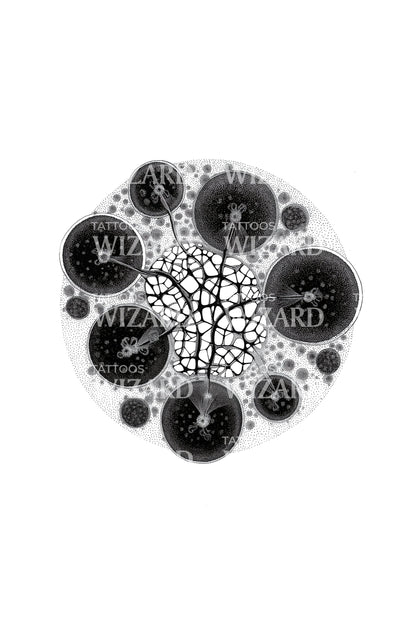 Dendrite Network Tattoo Design