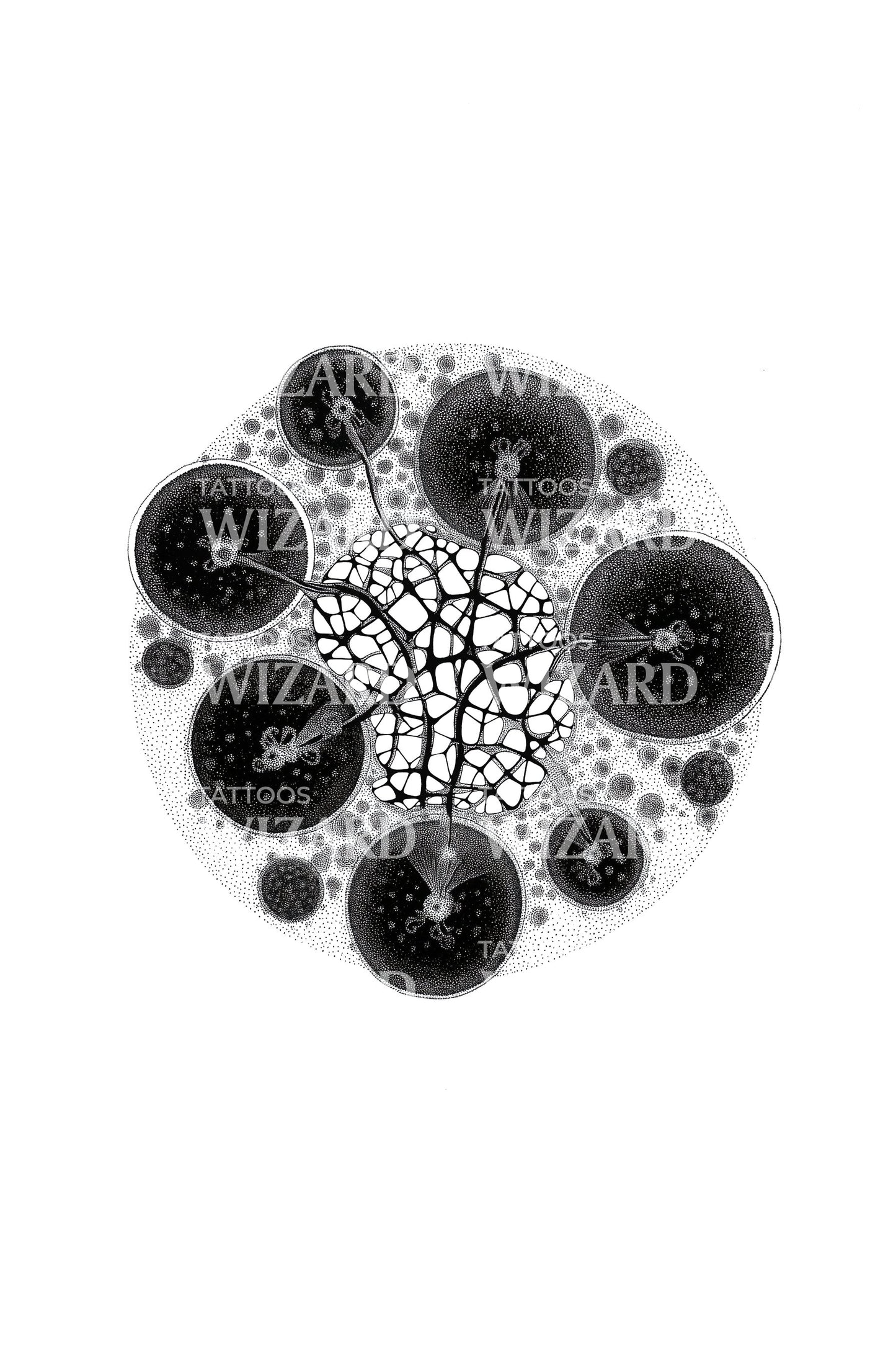 Dendrite Network Tattoo Design