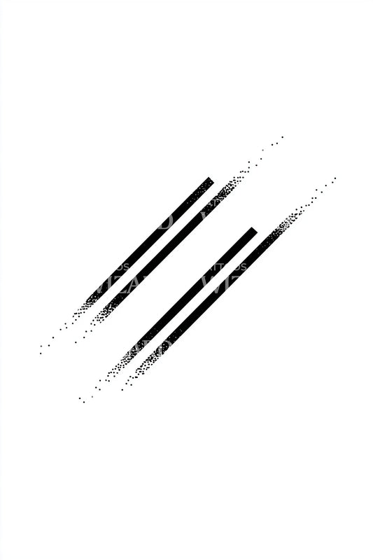 Návrh tetování s diagonálními pruhy