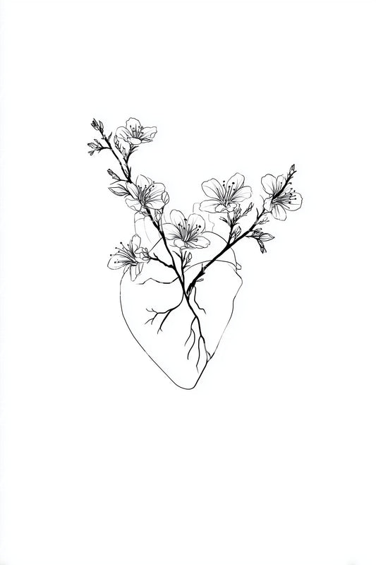 Dotted Vine Circle Tattoo Design
