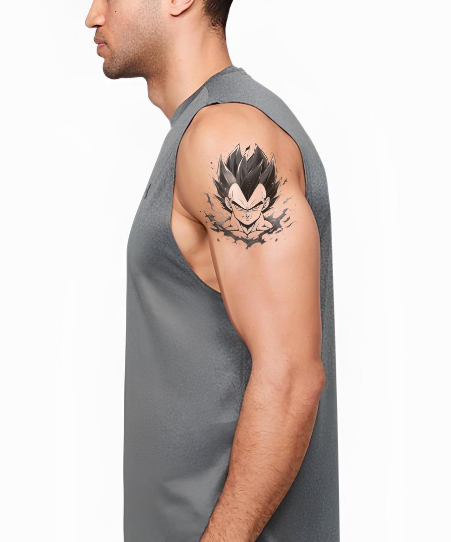 Vegeta (Dragon Ball) Tattoo Design