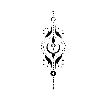 Ornamental Abstract Composition Tattoo Design