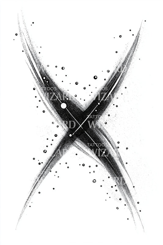 Design Tatuaggio Pennello Dinamico X