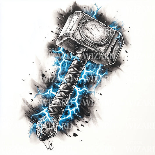 Electric Hammer Tattoo Idea