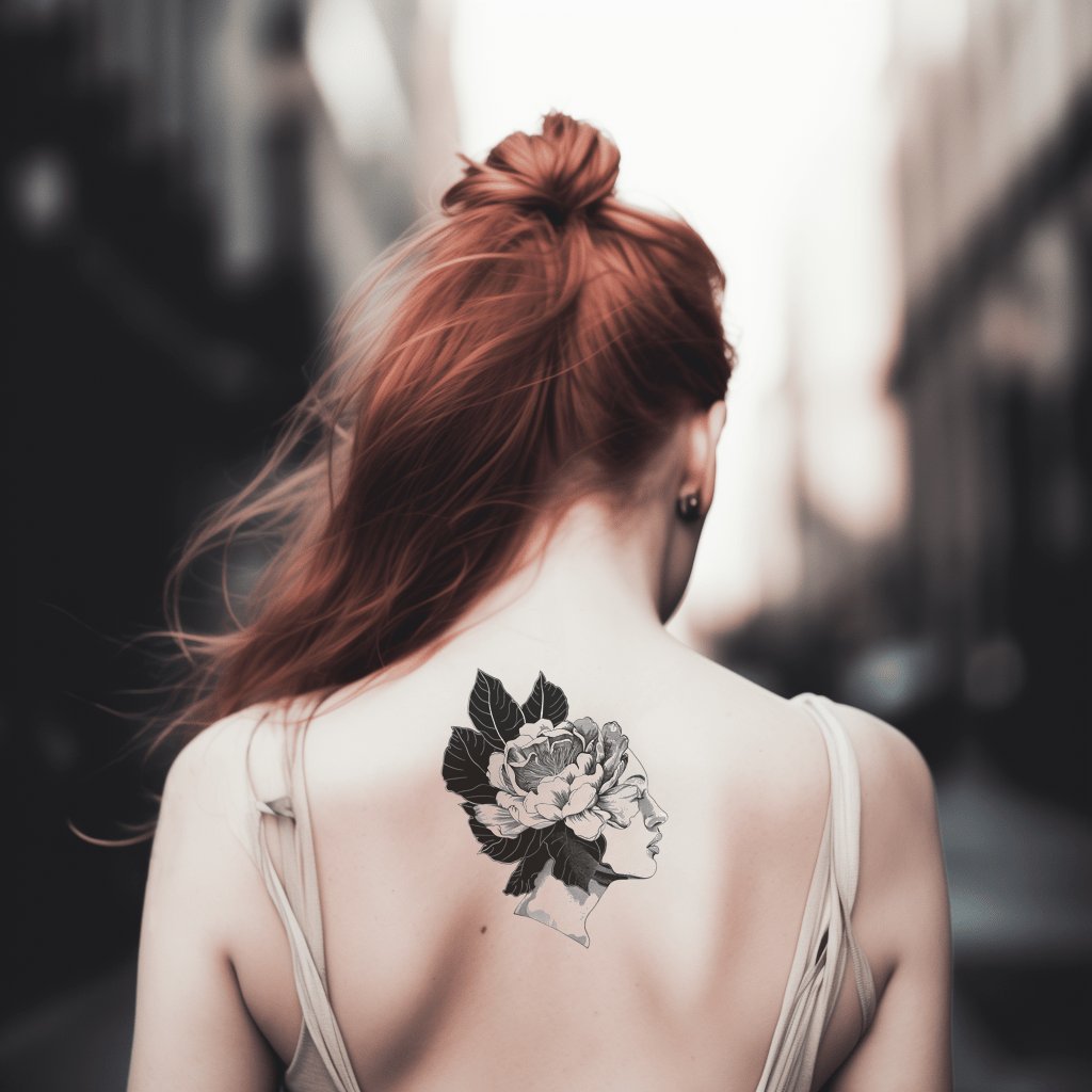 Conception de tatouage de beauté éphémère
