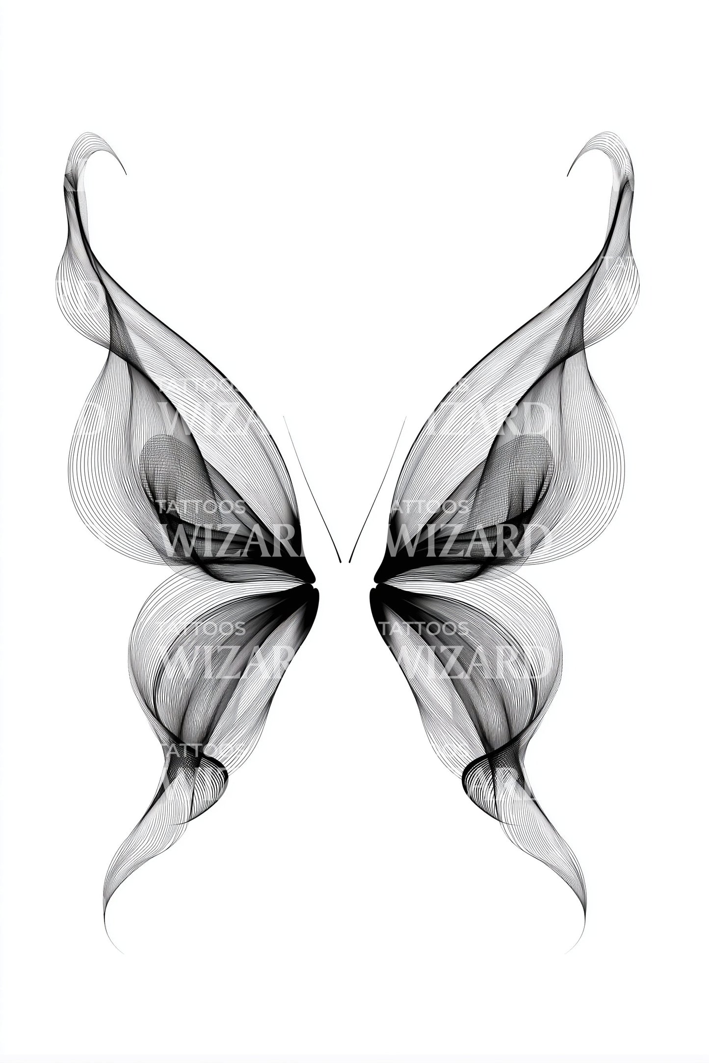 Ethereal Butterfly Tattoo Design