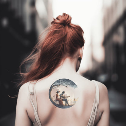 Idea di tatuaggio "Evening Vibe With Love"