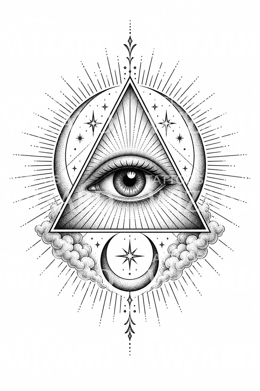 Eye of Providence Tattoo Design