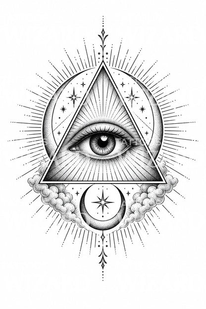 Eye of Providence Tattoo Design