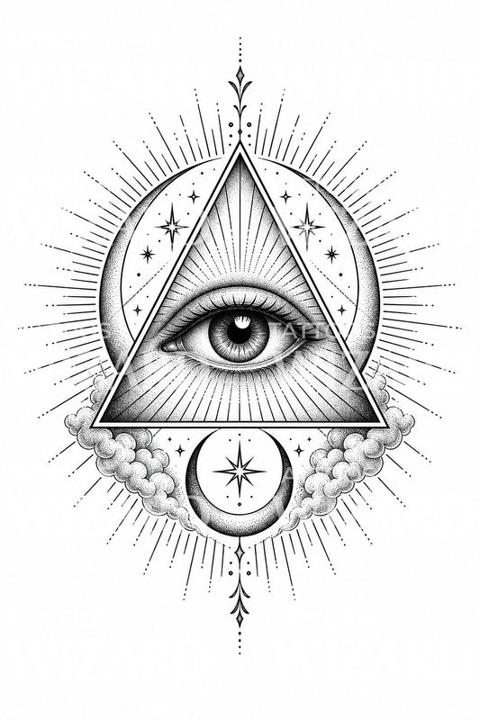 Motif de tatouage Oeil de la Providence