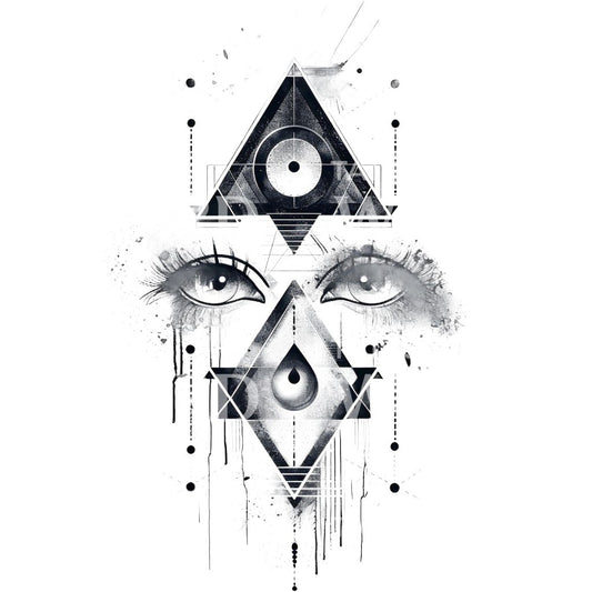 Third Eye Dotwork Tattoo Design