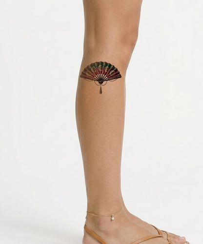 Steampunk Moon Fan Tattoo Design