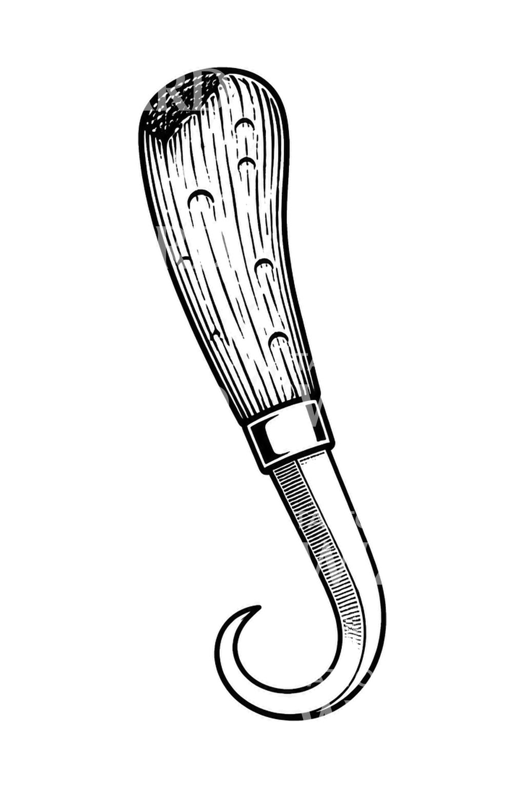 Farriers Hoof Knife Tattoo Design