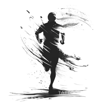Fast Runner Tattoo Design