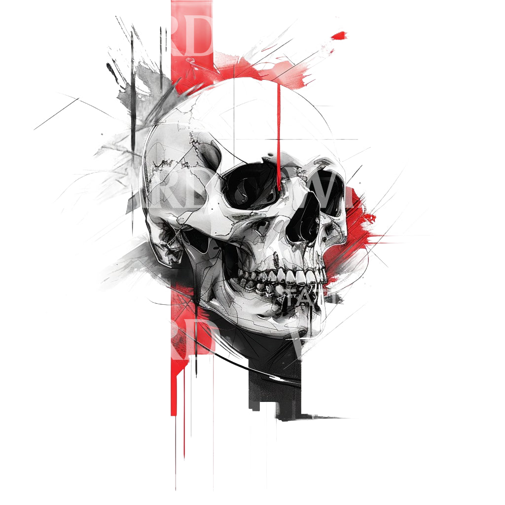 Tattoo-Design „Furchtlos vor dem Tod“