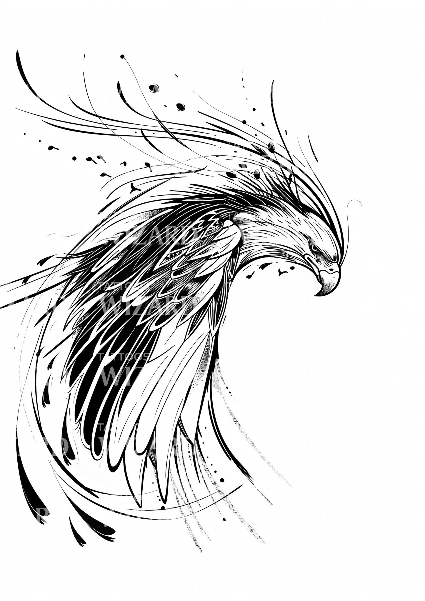 Fierce Eagle Tattoo Idea