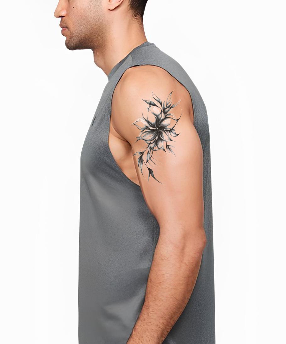 Design Tatuaggio Vortice di Fiamma Fantasma