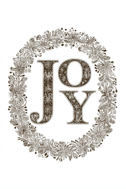 Floral Joy Tattoo Design
