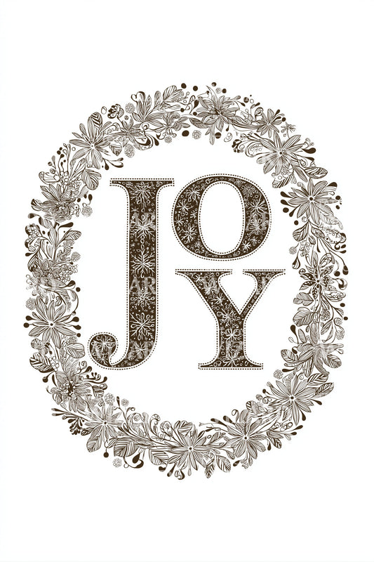 Floral Joy Tattoo Design