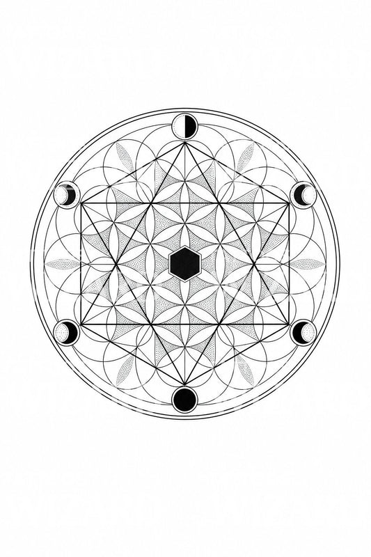 Flower of Life Mandala Tattoo Idea