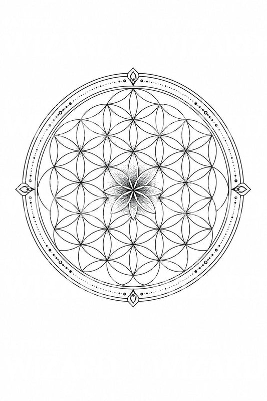 Flower of Life tatoveringsdesign