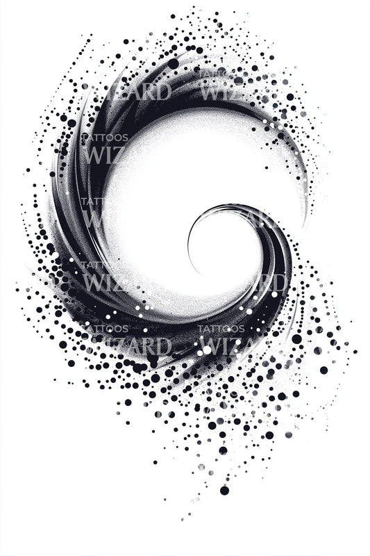 Design Tatuaggio Spirale Galattica