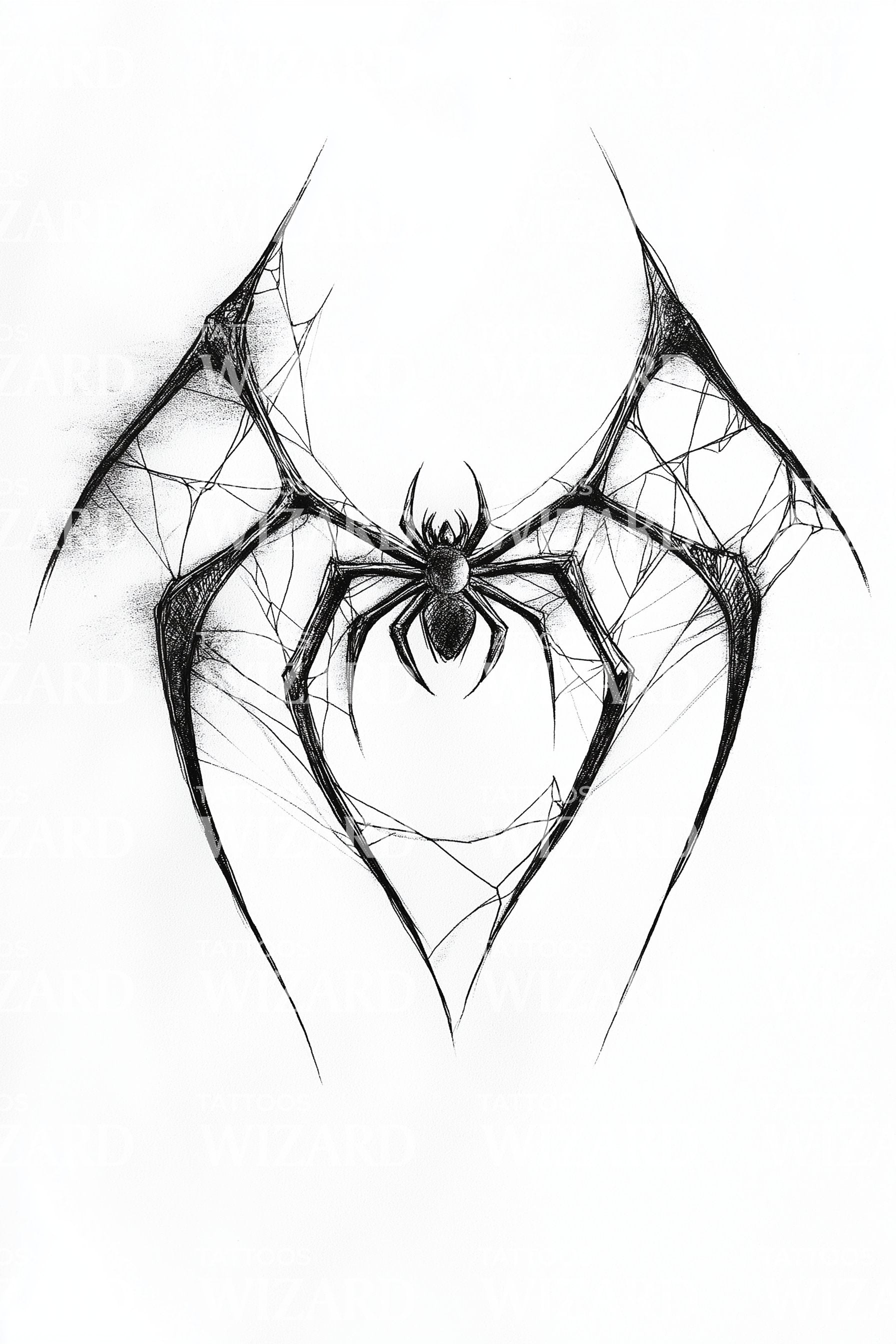 Bat Wings Tattoo