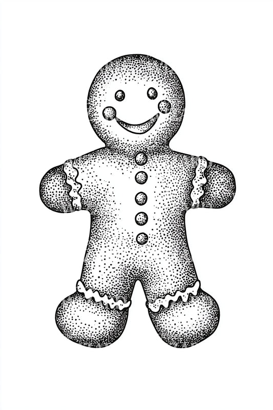 Gingerbread Man Cookie Tattoo Idea