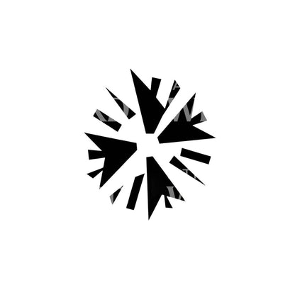 Abstract Explosion Tattoo Design