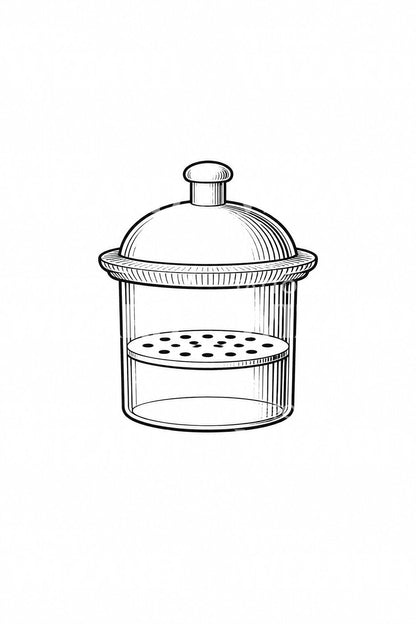 Idea per tatuaggio di essiccatore in vetro