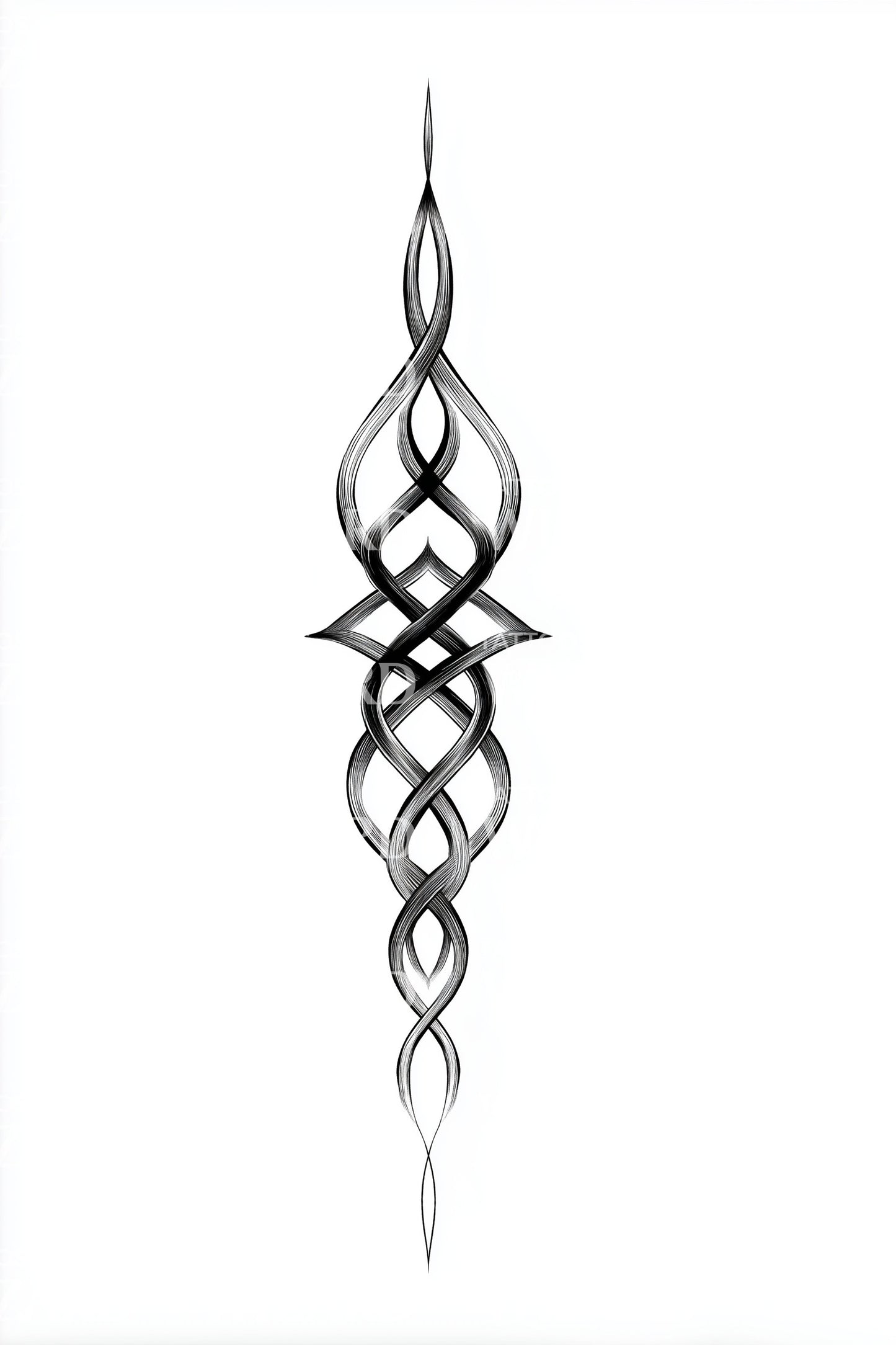 Gleaming Lotus Geometry Tattoo Design