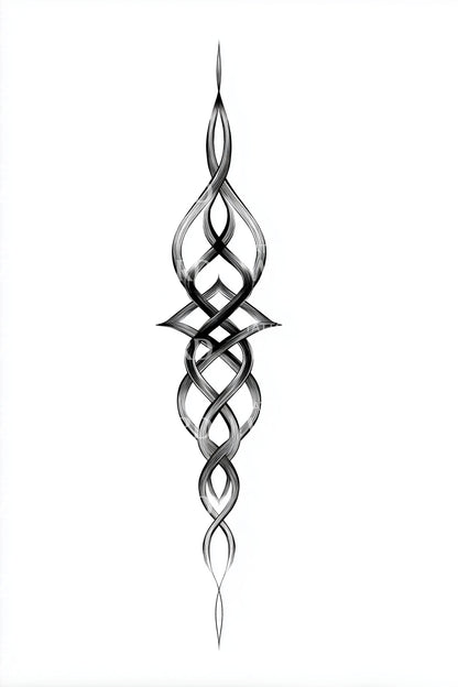 Gleaming Lotus Geometry Tattoo Design