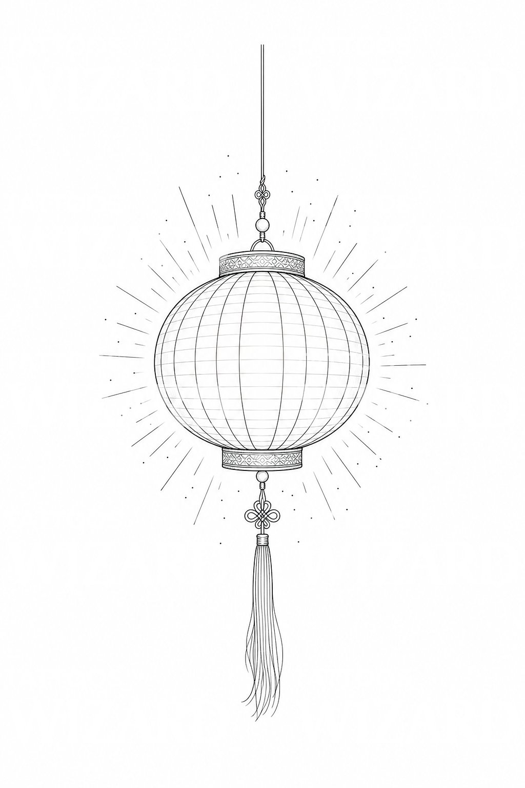 Tattoo-Idee mit leuchtender Papierlaterne