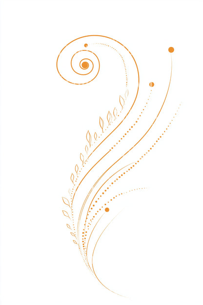 Desenho de Tatuagem Varredura de Pena Dourada