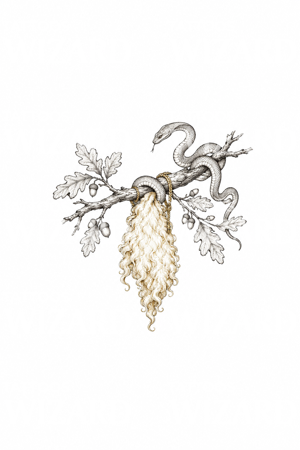 Golden Fleece with Guardian Serpent Tattoo