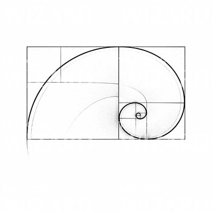 Golden Spiral Tattoo Design