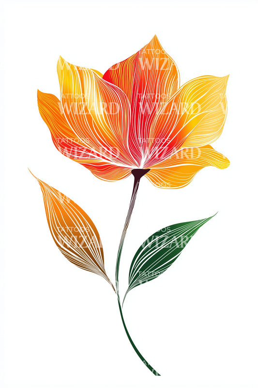 Ide Tato Batang Tulip Emas